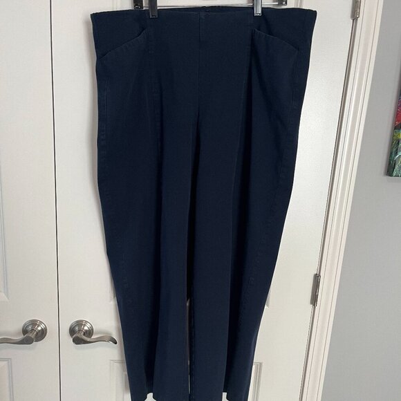 Karen Scott Pull On Comfort Pant Navy 3x​ - Picture 6 of 11